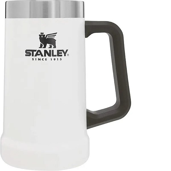 Caneca Térmica Stanley Adventure Para Cerveja - 709Ml - Branco