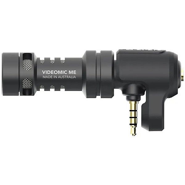 Microfone Røde Videomic Me Para Dispositivos Ios - Preto