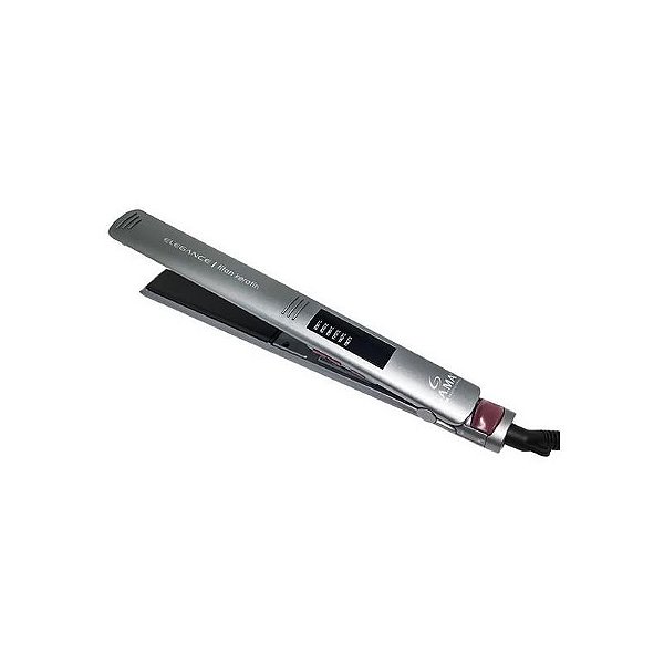 Prancha de Cabelo Gama Elegance Titan com LED e Queratina - Bivolt Prata 230°C