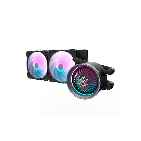 Cooler de Água para Processador Aigo Darkflash Nebula DN 240 ARGB - Preto