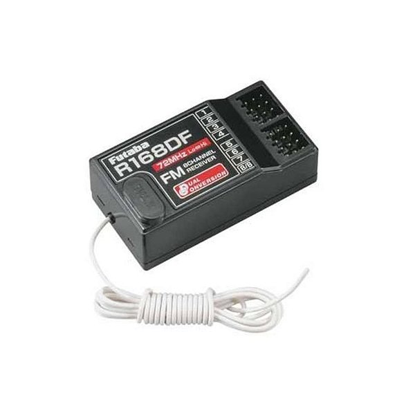 Receptor de 8 canais FM 72MHz R168DF para Futaba FUTL0832