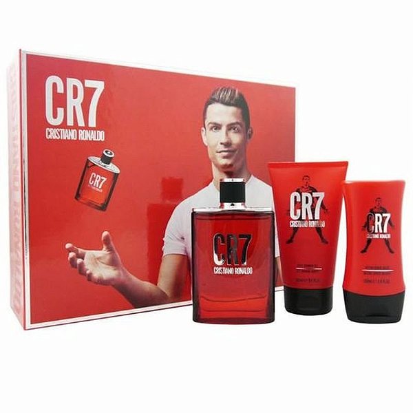 Kit Masculino CR7 Perfume e Desodorante Red 100ML + 150ML
