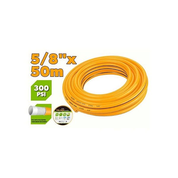 Mangueira de Jardim Tolsen 50M - Modelo 57393 para Uso Doméstico e Profissional
