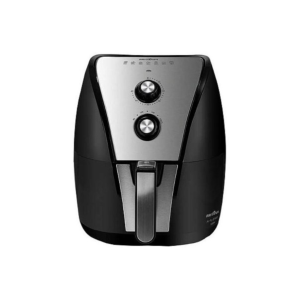 Fritadeira Elétrica Airfry Britânia 5L 110V Inox Preto 1500W