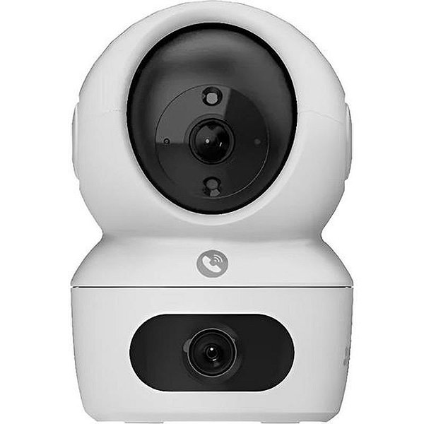 Câmera De Vigilância Ip Ezviz H7C Dual 2K 360° - Inteligência E Segurança Em Branco