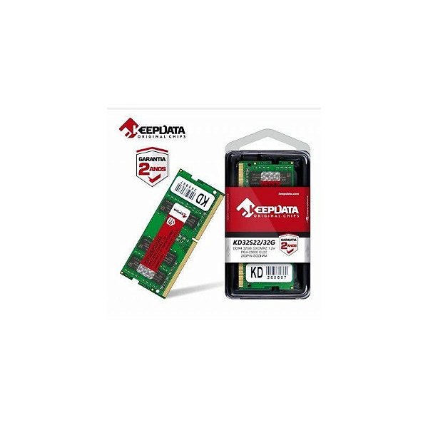 Memória RAM DDR4 32GB 3200MHz Keepdata KD32S22/32G