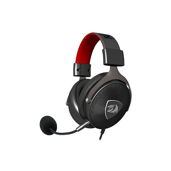 Headset Gamer Redragon Icon H520 com Controle USB e Adaptador P2 - Preto
