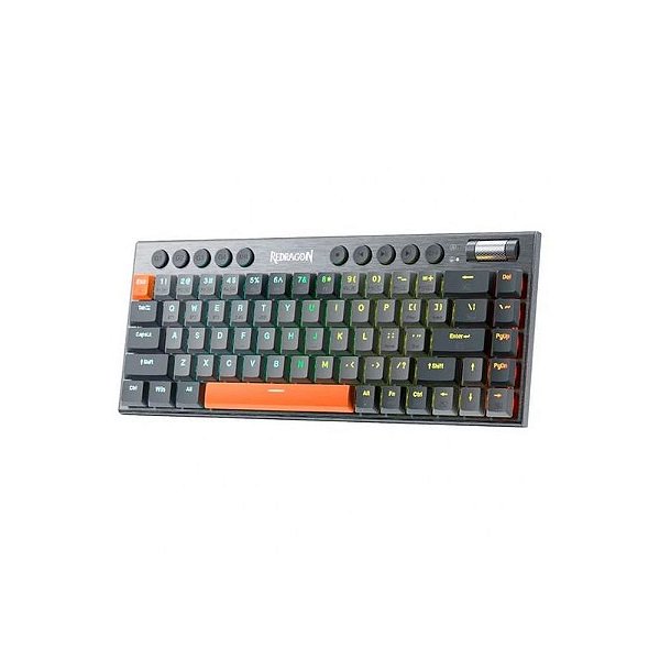 Teclado Mecânico Redragon K609GG RGB Sem Fio à Prova de Poeira - Modelo Horus