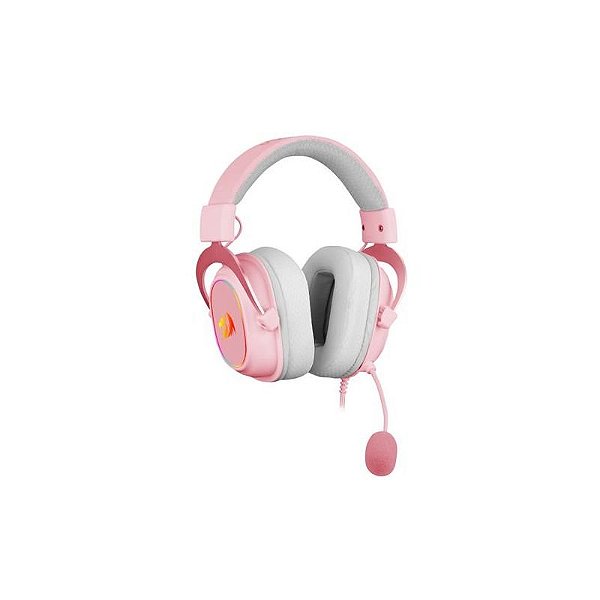 Headset Gamer Redragon Zeus X - Rosa