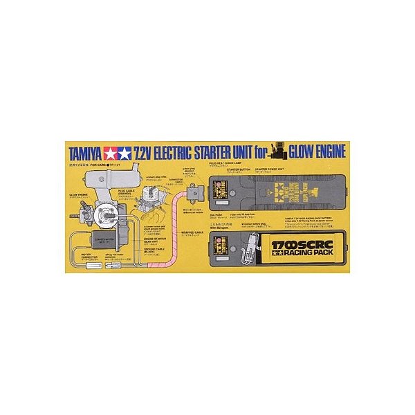 Unidade De Partida Elétrica Tamiya Para Motor À Glow 7.2V 41010
