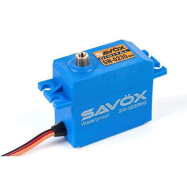 Servo Savox Sw-0230Mg Hv 8Kg .13S Impermeável