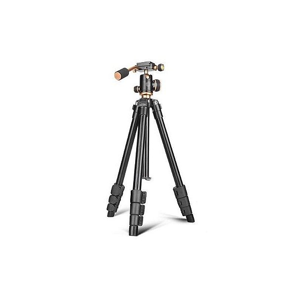 Tripé Profissional em Alumínio Leve Qzsd Q160S - Ideal para Fotografia e Vídeo