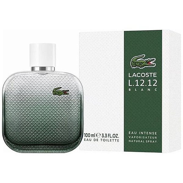Perfume Lacoste L12.12 Blanc Eau Intense Masculino 100ML - Elegância e Frescor
