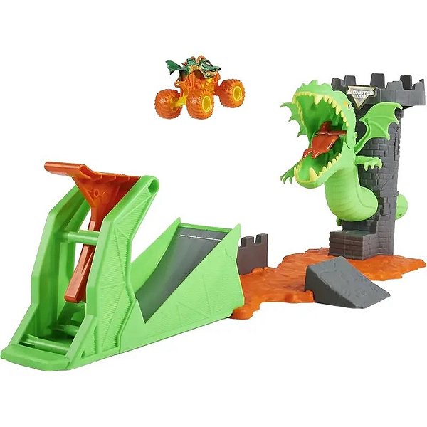 Carrinho Dueling Dragon - Monstro De Metal Da Spin Master Para Jam De Arremesso