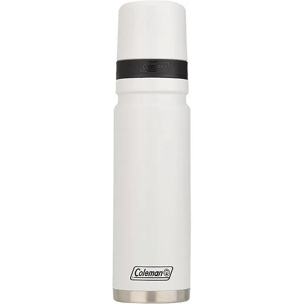 Garrafa Térmica Coleman 1,2L - Branca, Ideal para Bebidas na Temperatura Perfeita