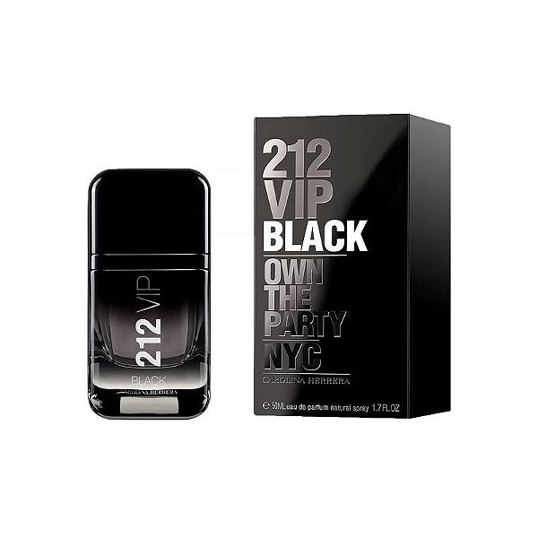 Perfume Masculino Carolina Herrera 212 Vip Black Edp 50ML - Elegância e Sofisticação