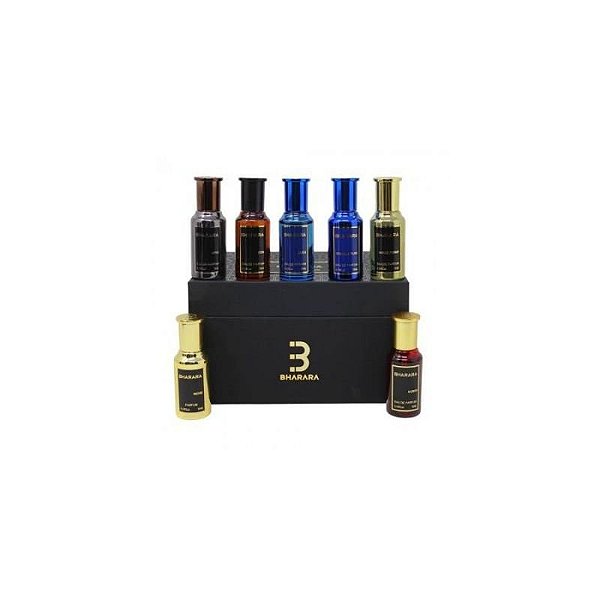 Conjunto Miniatura de Perfumes Bharara - Coleção Descoberta 7 Peças