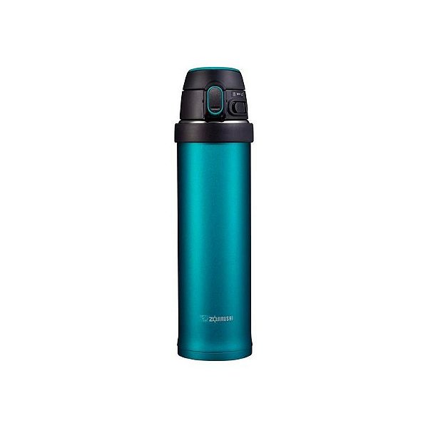 Garrafa Térmica Zojirushi SM-QHE60GK 600ML com Alça Flip-And-Go - Azul Petróleo