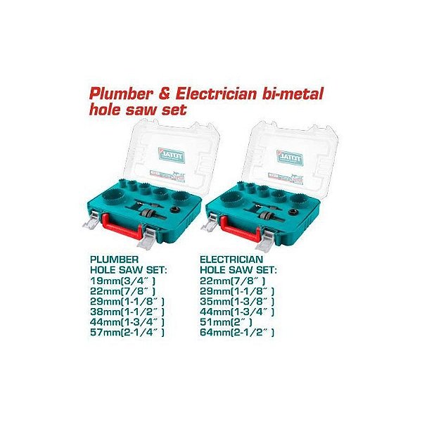 Copa Bimetálica Sierra para Profissionais de Encanamento e Eletricidade Total
