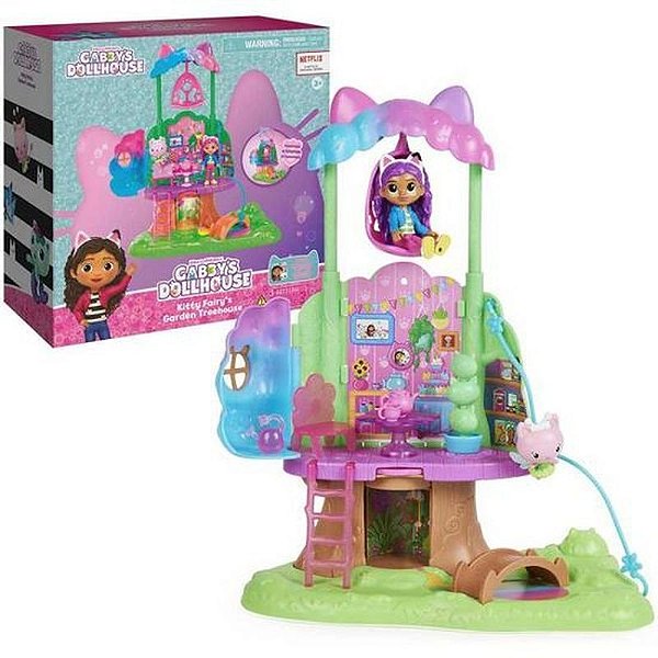 Casa Del Árvore - Mini Casa de Bonecas Gabby com Iluminação