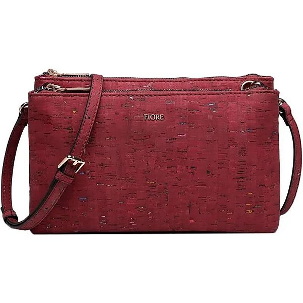 Bolsa Feminina Burgundy Fiore F8194