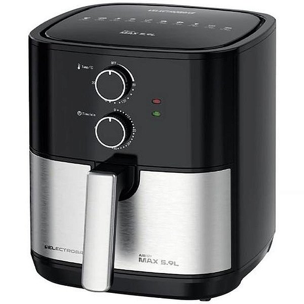 Fritadeira Elétrica Air Fryer Electrobras Max 5.9L 1700W 127V - Preto e Prata