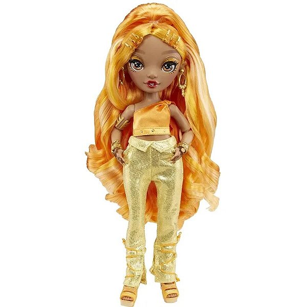 Boneca Meena Fleur - Coleção A Rainha do Arco-íris