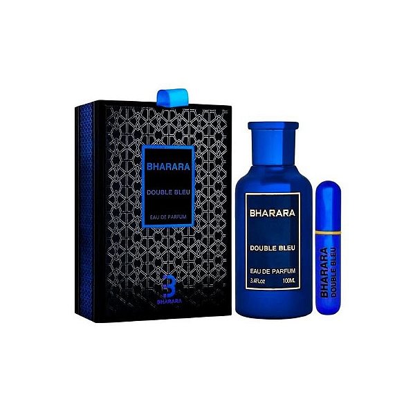 Perfume Bharara Double Bleu - Eau de Parfum Masculino 100ml