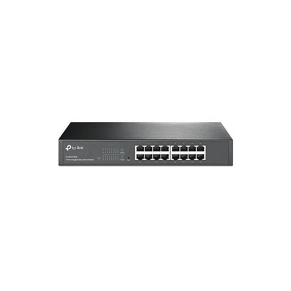Switch TP-Link TL-SG1016DE - Comutador 16 Portas 1000Mbps - Cinza