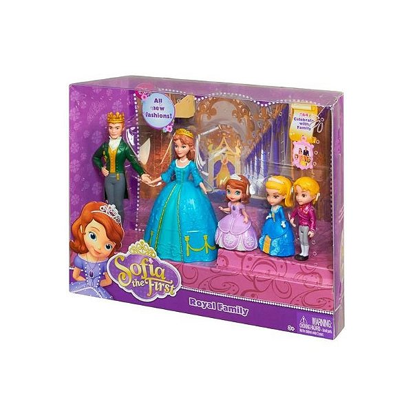 Boneca Princesa Sofia com Príncipe - Conjunto Encantado para Brincadeiras Mágicas