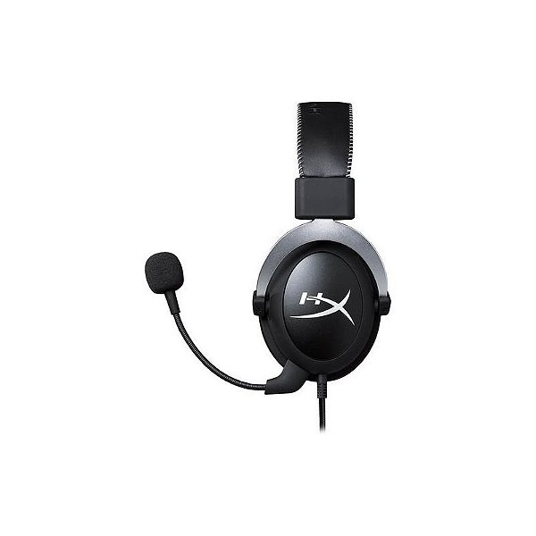 Fone de Ouvido HyperX CloudX Mini Jack 3.5 mm com Microfone Removível - Preto/Prata.