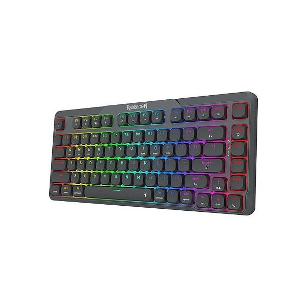 Teclado Gamer Redragon Aether Pro K706RGB, Preto, Layout Inglês