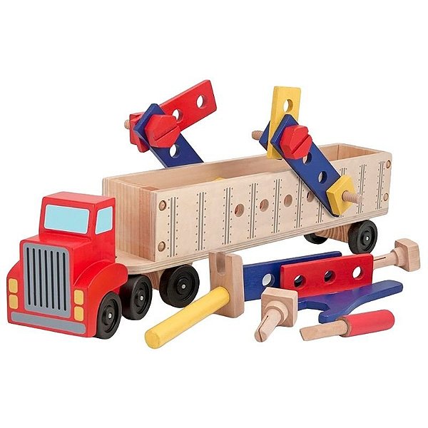 Caminhão De Construção De Madeira Melissa & Doug