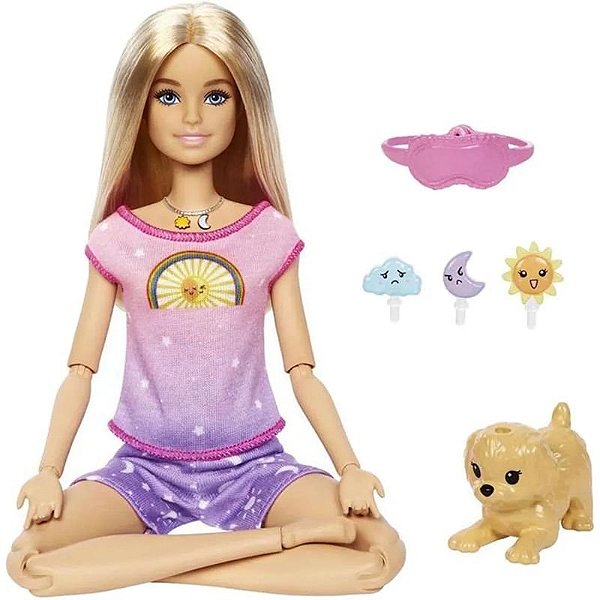 Boneca Barbie Meditações de Auto-Cuidado - Mattel