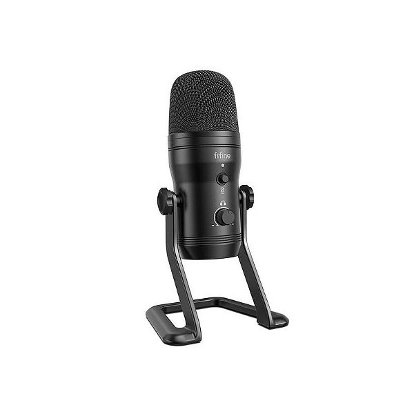 Microfone USB Profissional Fifine K690 Preto