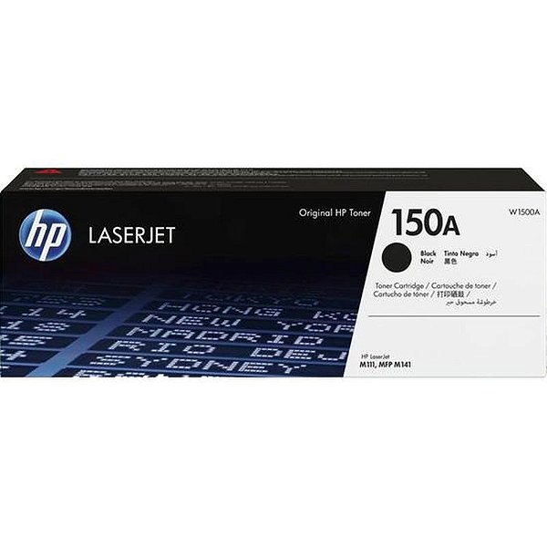 Toner Original HP Laserjet 150A Preto - W1500A para Impressoras HP
