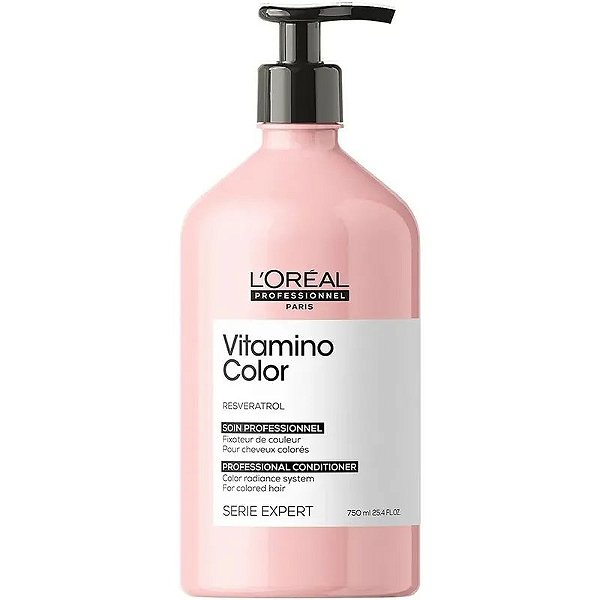 Condicionador L'Oréal Vitamino Color com Resveratrol - 750 mL para Cabelos Coloridos