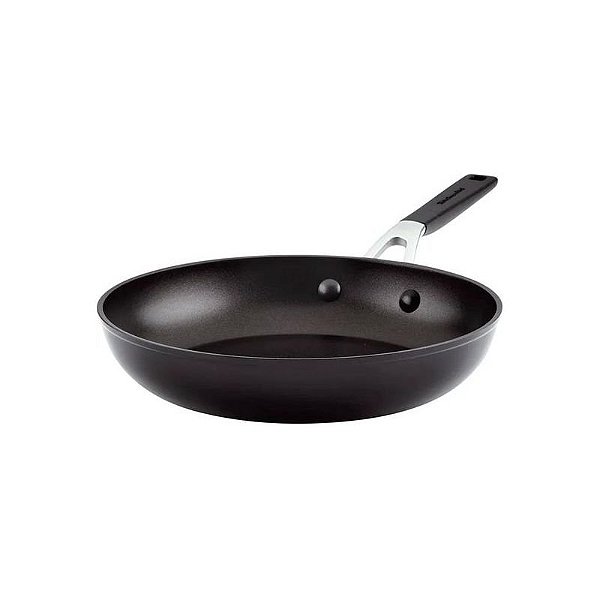 Frigideira Antiaderente Kitchenaid 25cm Tripla Camada para Indução - Preto Ônix