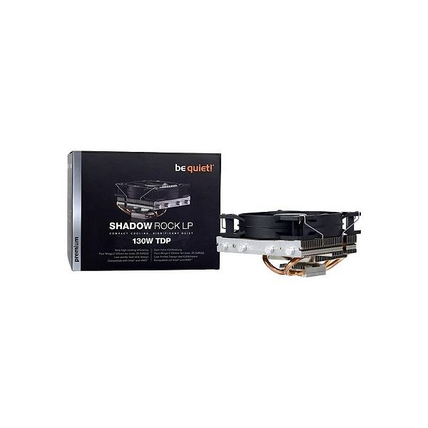 Cooler Be Quiet! Shadow Rock LP 120MM 130W PWM para CPU - Preto