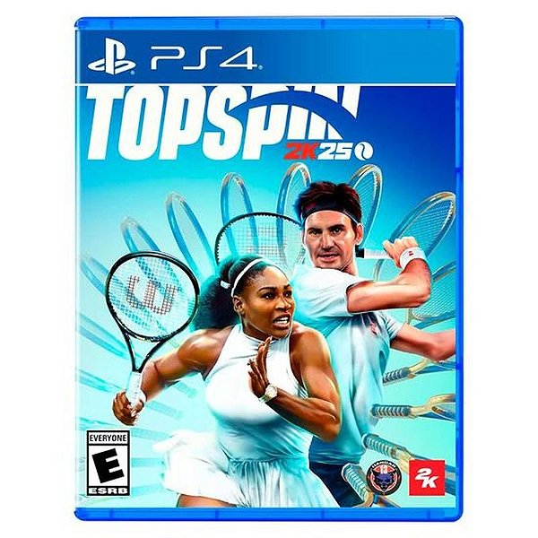Jogo de Tênis Topspin 2K25 para PlayStation 4