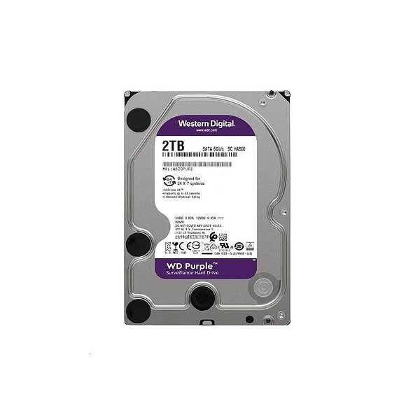 Hd Sata3 2Tb Vigilância Purple Western Digital Wd23Purz