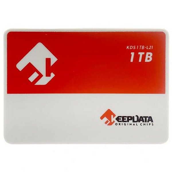 SSD Keepdata, 1TB, 2,5", SATA 3, Leitura 550MB/s, Gravação 500MB/s, KDS1T-L21
