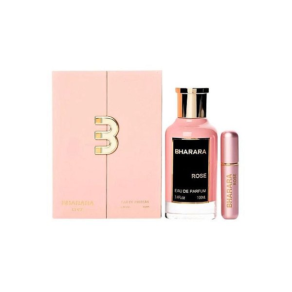 Eau de Parfum Feminino Bharara Rosa 100ML - Fragrância Elegante e Sofisticada