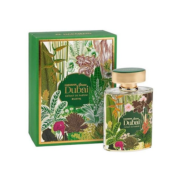 Perfume Unissex Al Haramain Green Dubai 100ML EDP - Fragrância Exclusiva