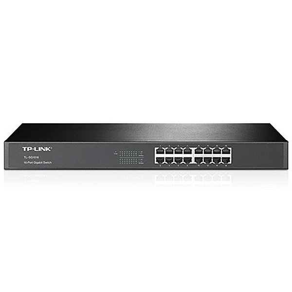 Chaveador Hub Tp-Link Tl-Sg1016 16 Portas 10/100/1000 Montagem Em Rack