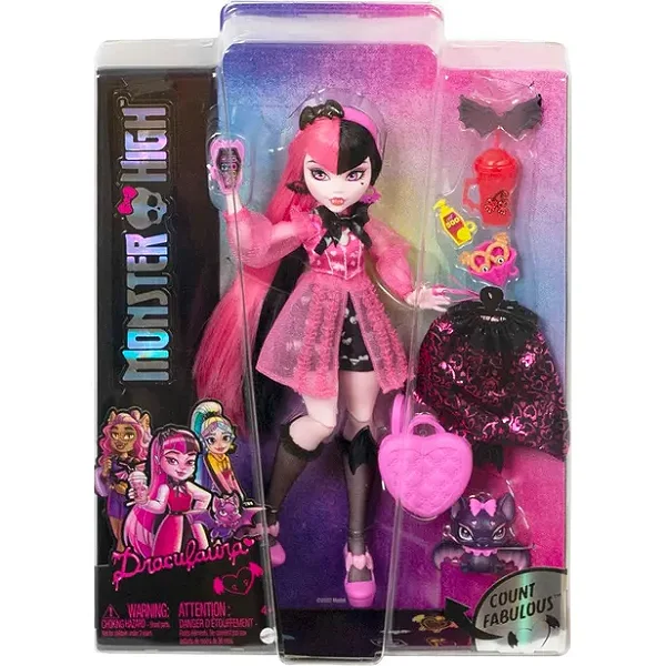 Boneca Draculaura Monster High Mattel - Hhk51