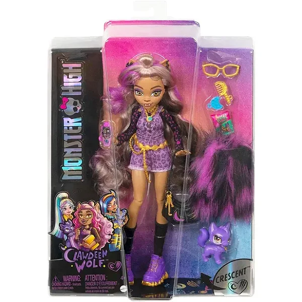 Boneca Monster High Clawdeen Wolf Mattel - HHK52 --> Monster High: Boneca Mattel Clawdeen Wolf - HHK52