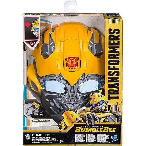 Máscara Transformers Bumblebee Com Trocador De Voz E1429