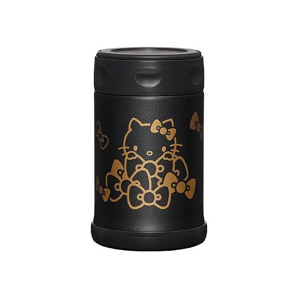 Marmita Térmica Hello Kitty Zojirushi Sw-Eae50Ktba 500Ml - Preto