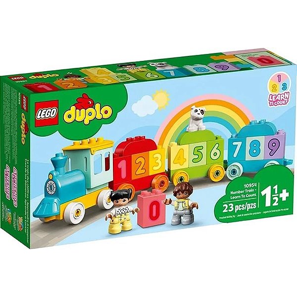 Trem Didático de Números Lego Duplo - 10954 (23 peças)